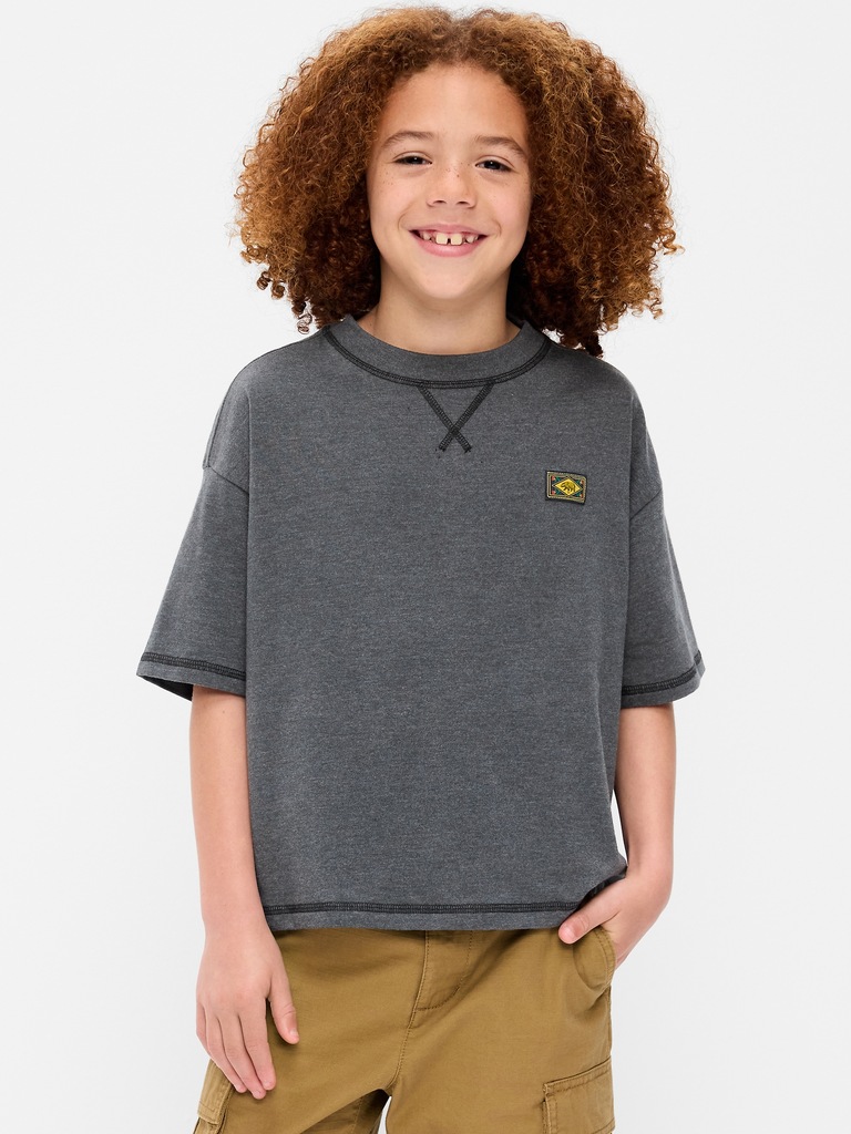 Oversized Boxy Short-Sleeve T-Shirt for Boys