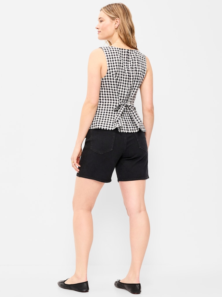 High-Waisted Wow Jean Shorts -- 7-inch inseam