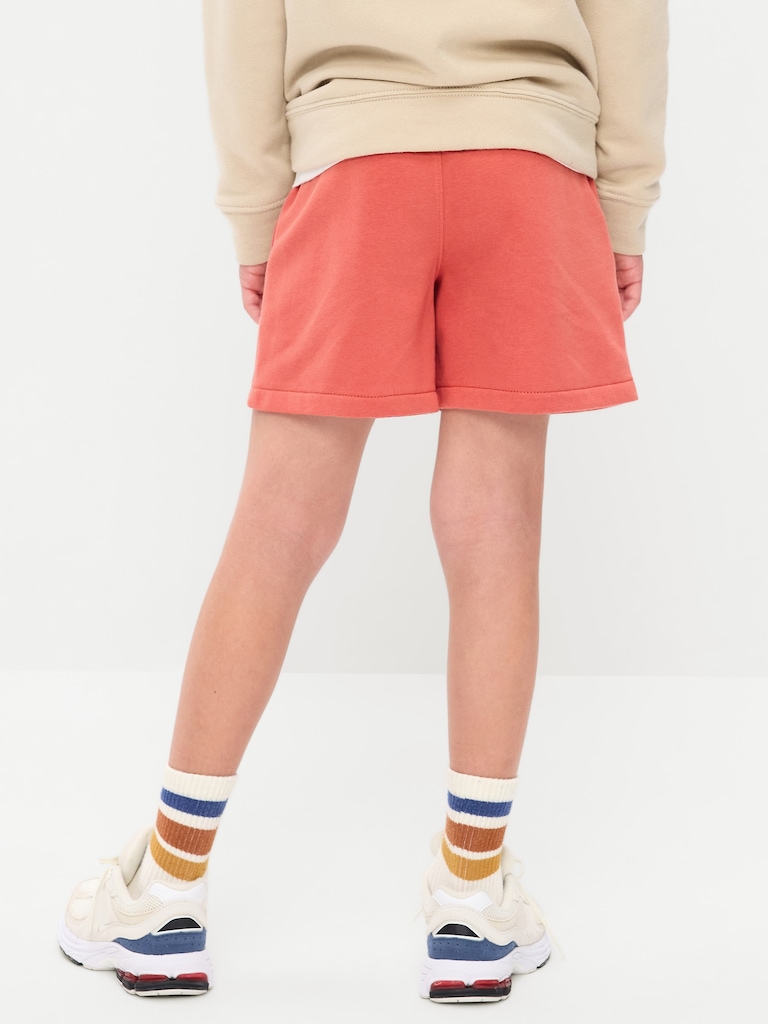 Above Knee Fleece Jogger Shorts for Boys