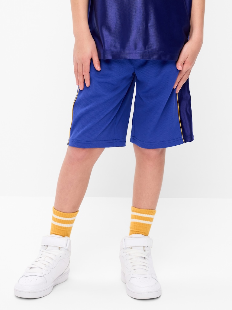 Below Knee Baggy Mesh Basketball Shorts for Boys
