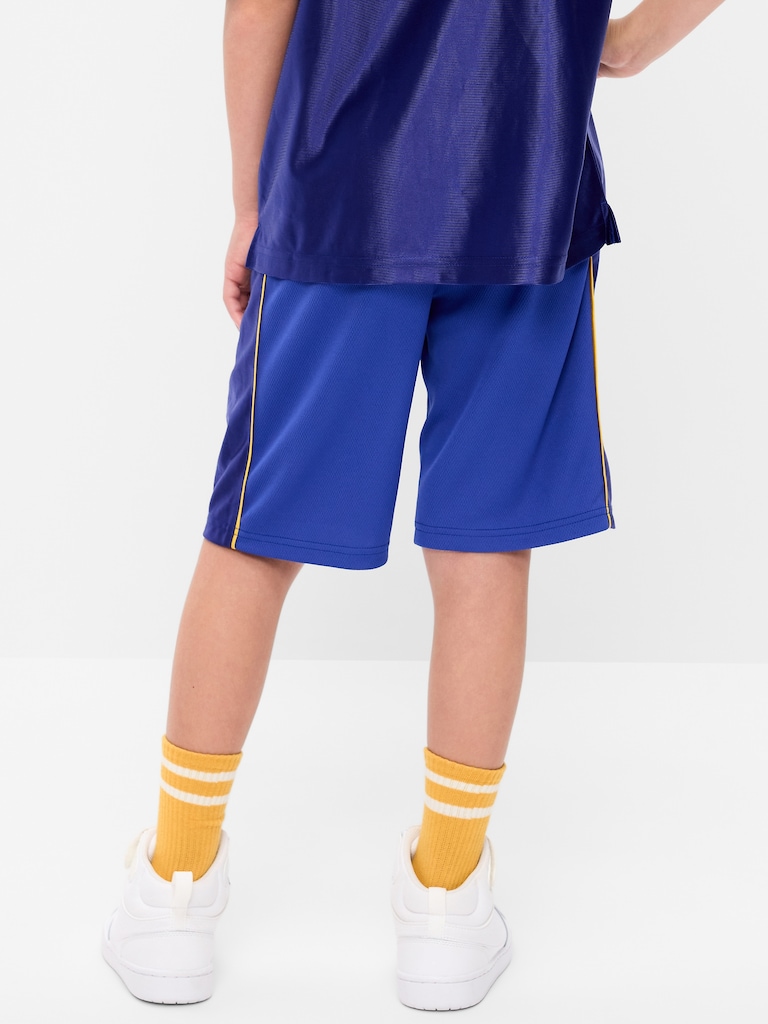 Below Knee Baggy Mesh Basketball Shorts for Boys