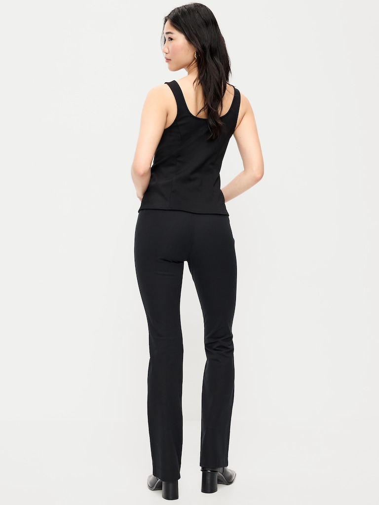 High-Waisted Pixie Flare Pants