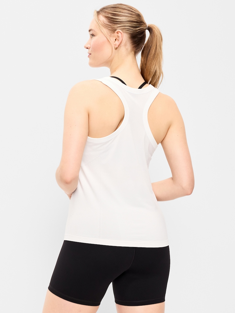 Camisole à dos nageur ajustée Fluidité sans coutures