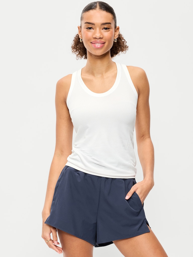 Camisole à dos nageur ajustée Fluidité sans coutures
