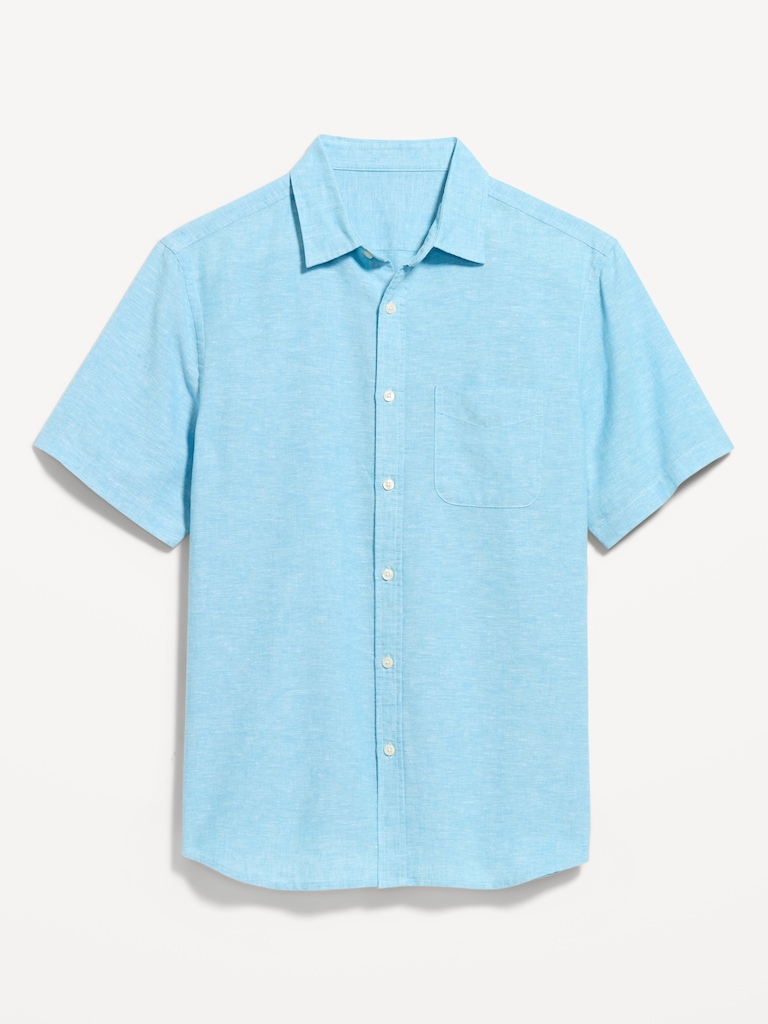 Classic Fit Everyday Linen-Blend Shirt