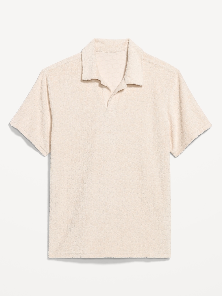 Textured Terry Polo