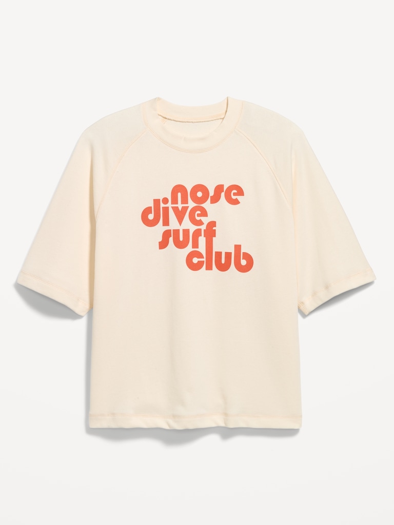 Loose Raglan Cropped Sweatshirt