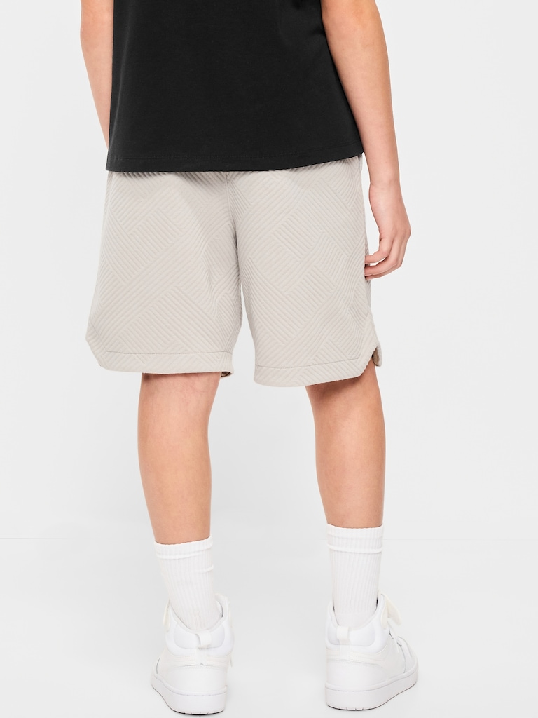 Dynamic Fleece Textured Basketball Shorts for Boys