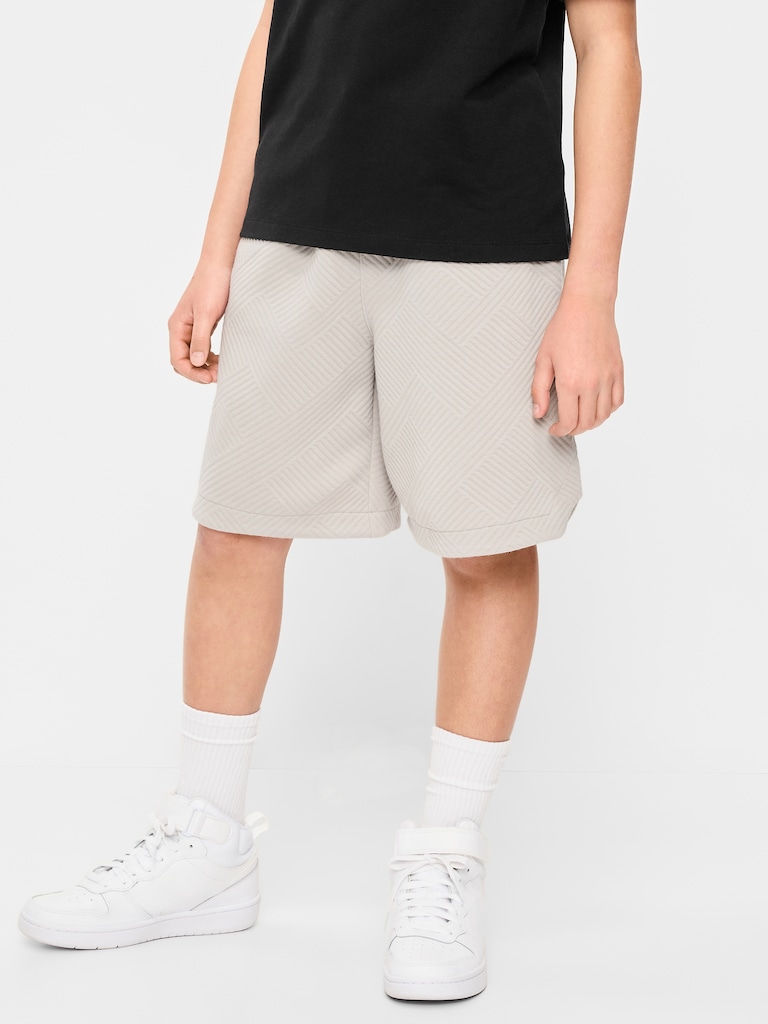 Dynamic Fleece Textured Basketball Shorts for Boys