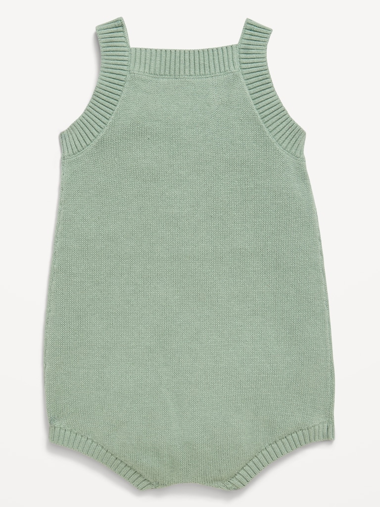 Star Wars™ Grogu Sleeveless Sweater-Knit One-Piece Romper for Baby