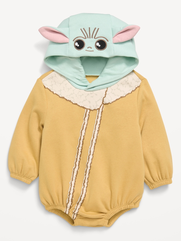 Star Wars™ Hooded Grogu Fleece One-Piece Romper for Baby