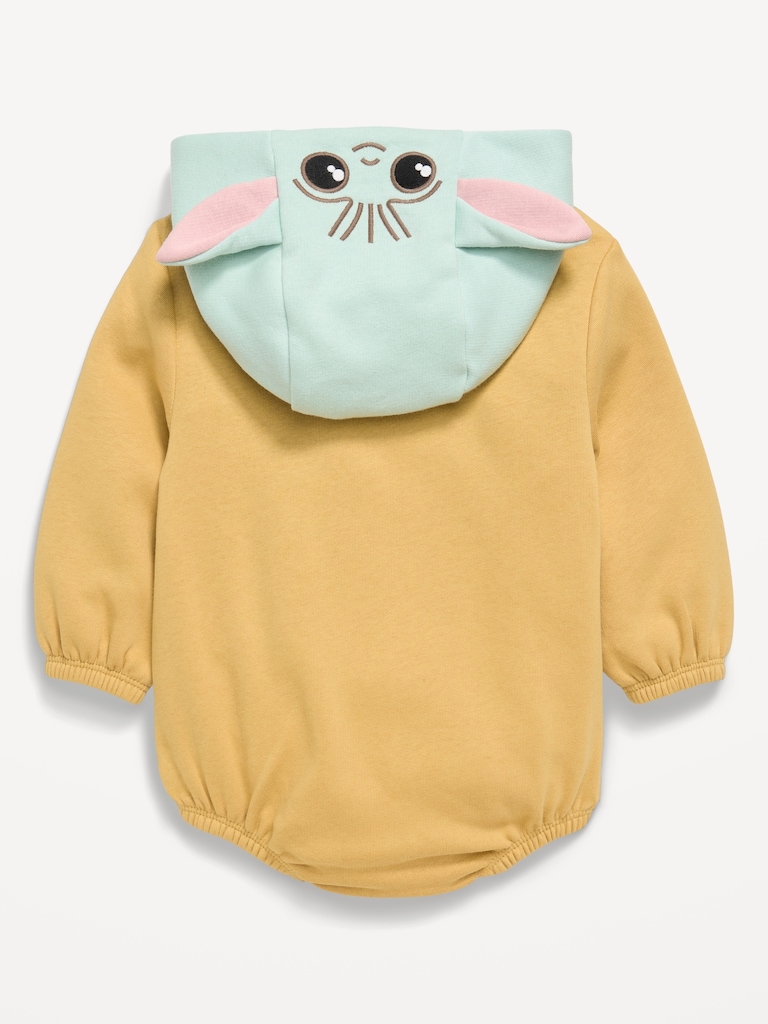 Star Wars™ Hooded Grogu Fleece One-Piece Romper for Baby