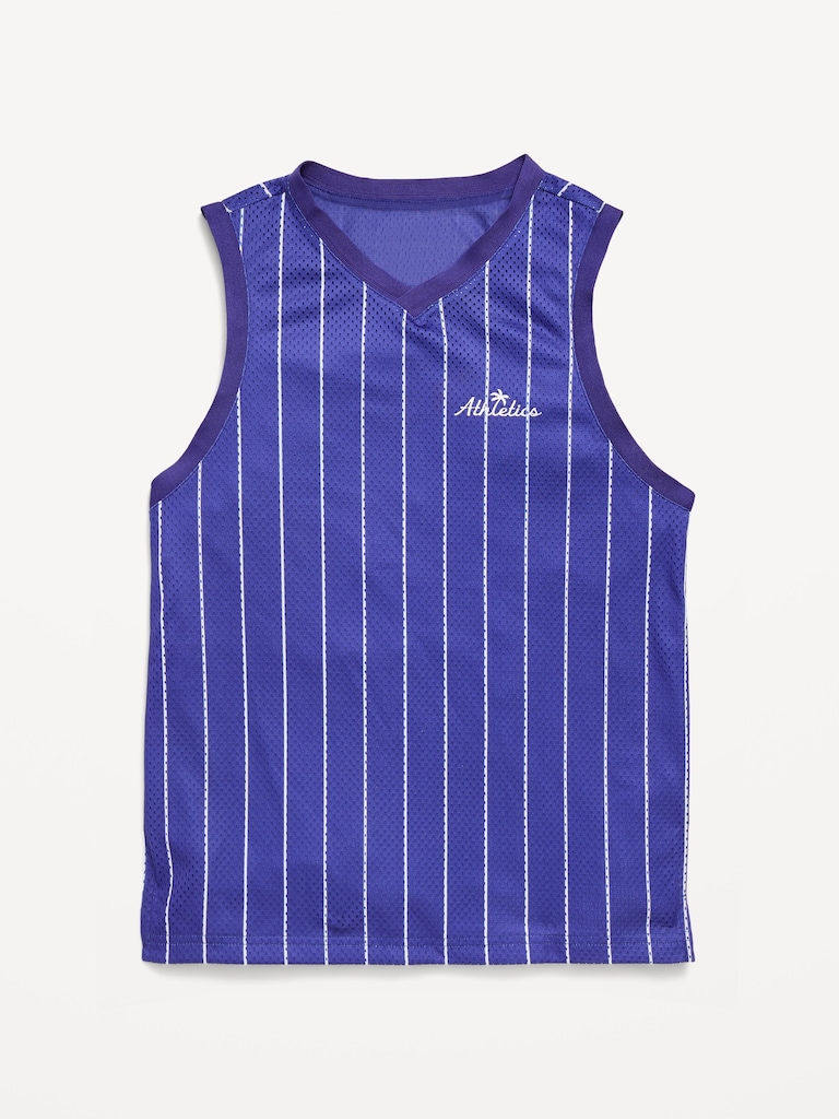 Mesh Basketball Tank Top for Boys