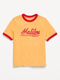 Softest Softest Short-Sleeve Ringer Graphic T-Shirt for Boys on clearance at Old Navy — 40% off
