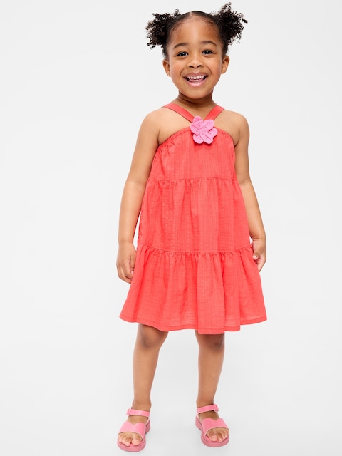 fall dresses for toddler Autumn Floral Tan Long Sleeve Dress