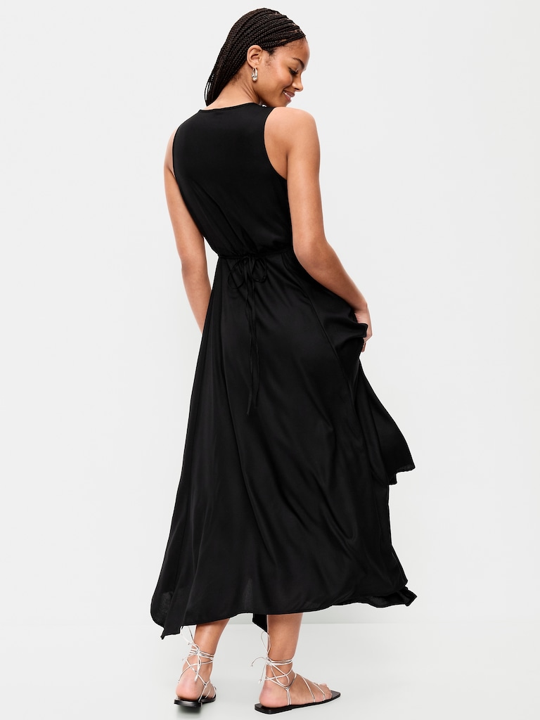 Handkerchief Hem Midi Dress