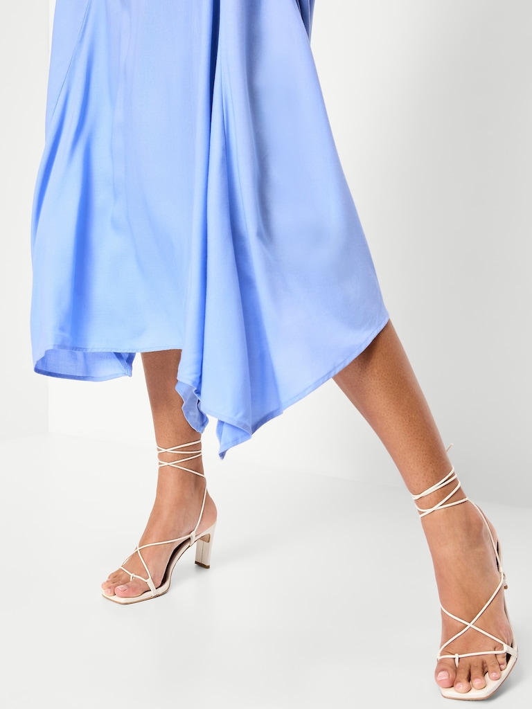 Handkerchief Hem Midi Dress