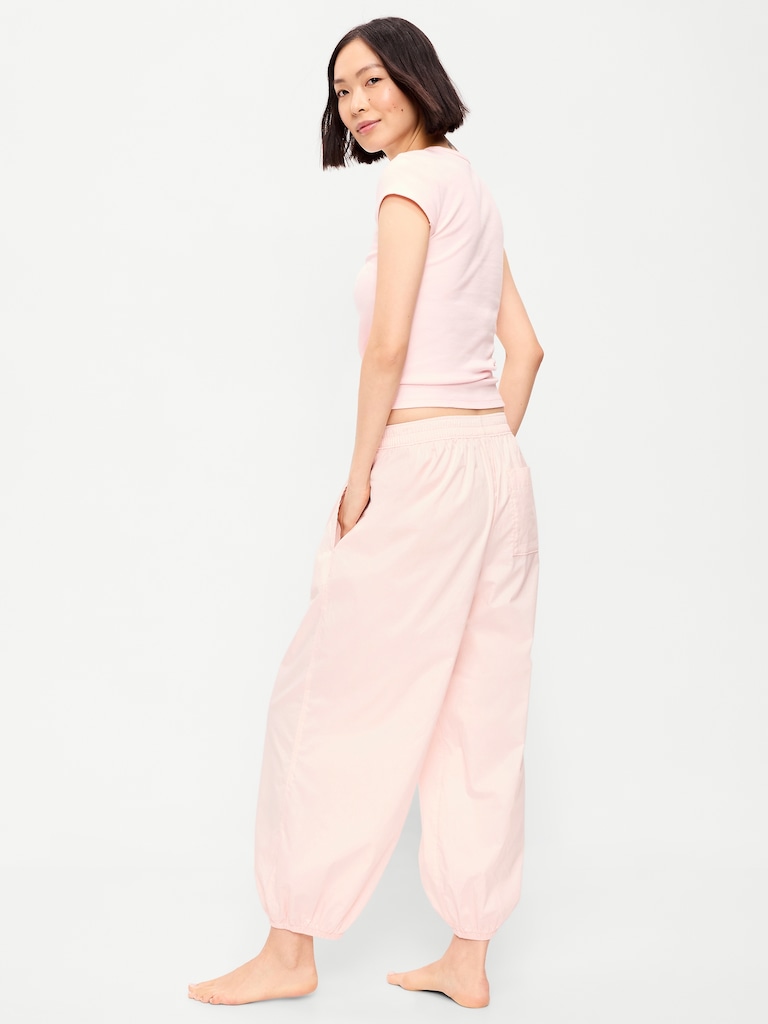 Lightweight Pull-On Parachute Sleep Pants