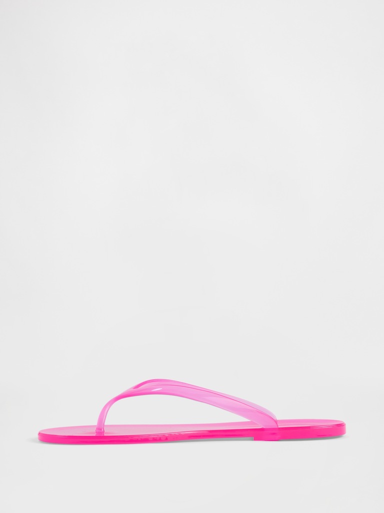 Gap Logo Jelly Flip Flops