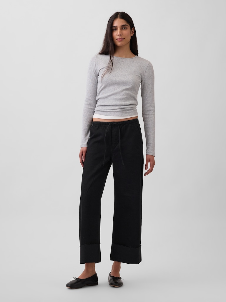 Low Rise UltraSoft Easy '90s Loose Crop Jeans