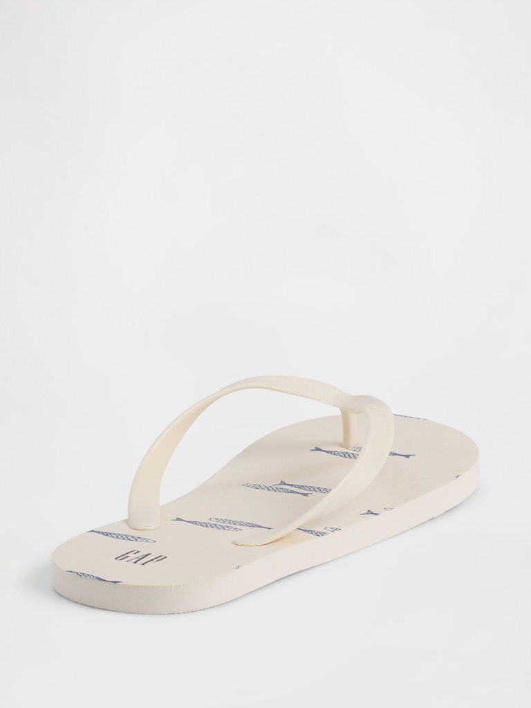 Gap Logo Flip Flops