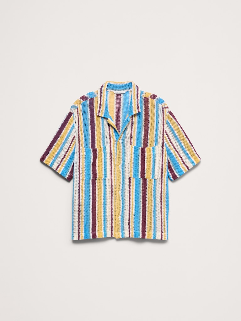 Cotton Mesh Resort Shirt