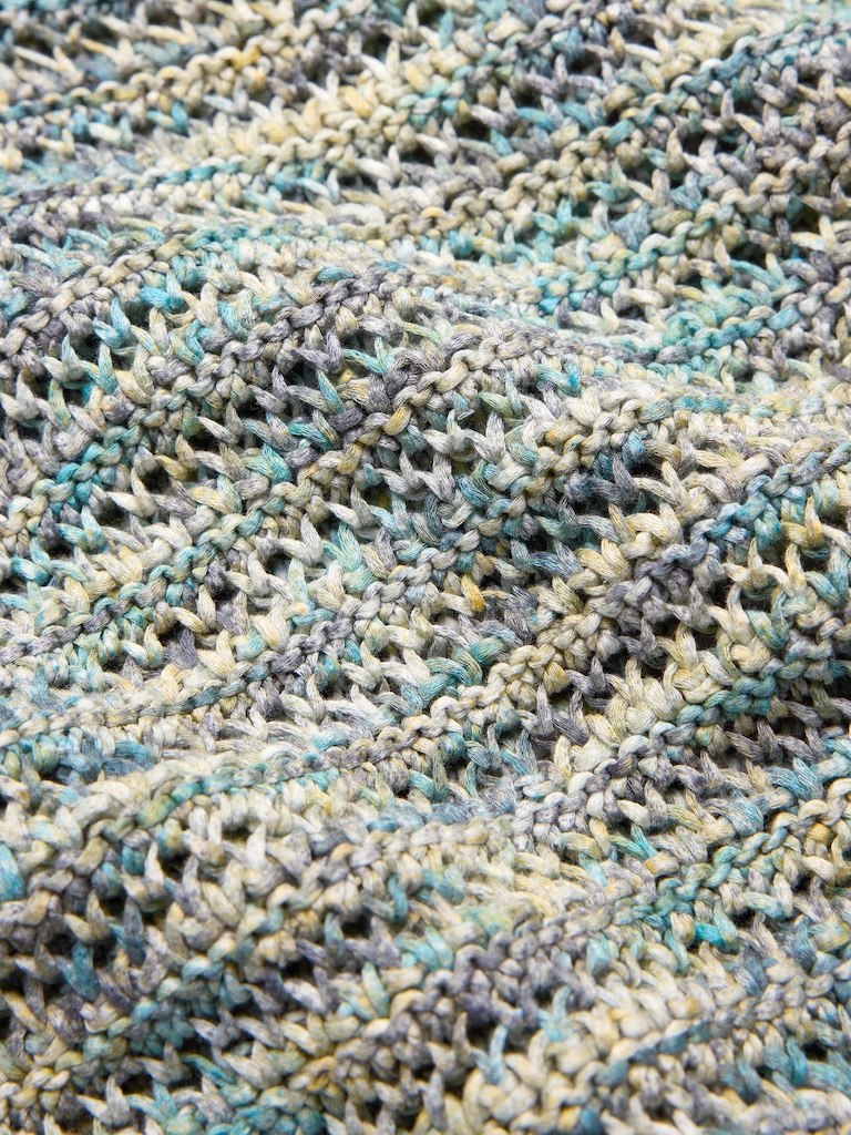 Spacedye Cotton Crochet Vest