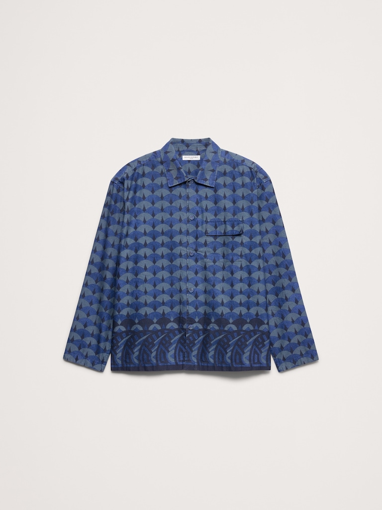 Relaxed-Fit Cotton-Linen Resort Shirt