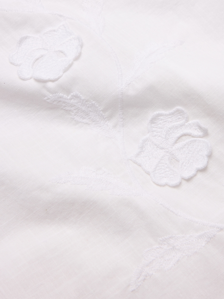 Relaxed-Fit Embroidered Cotton Resort Shirt