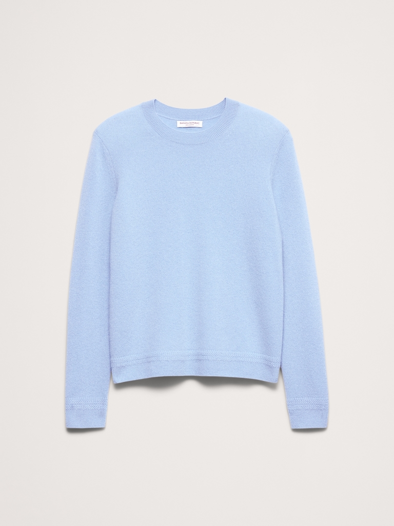 Lightweight Cashmere Crew-Neck Sweater
