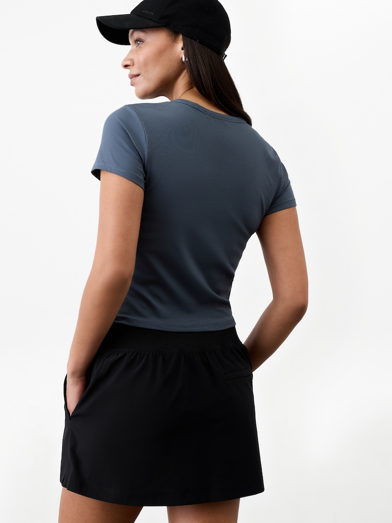 Brooklyn Mid Rise 13.5" Skort