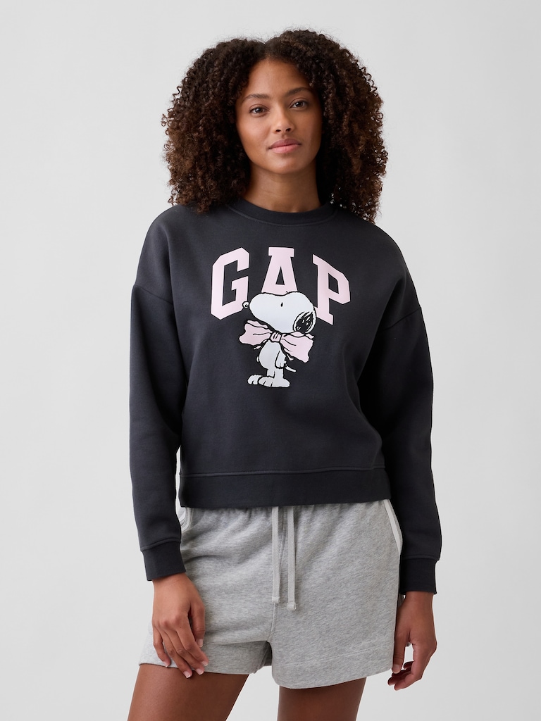 Peanuts Oversized Wedge Crewneck Sweatshirt