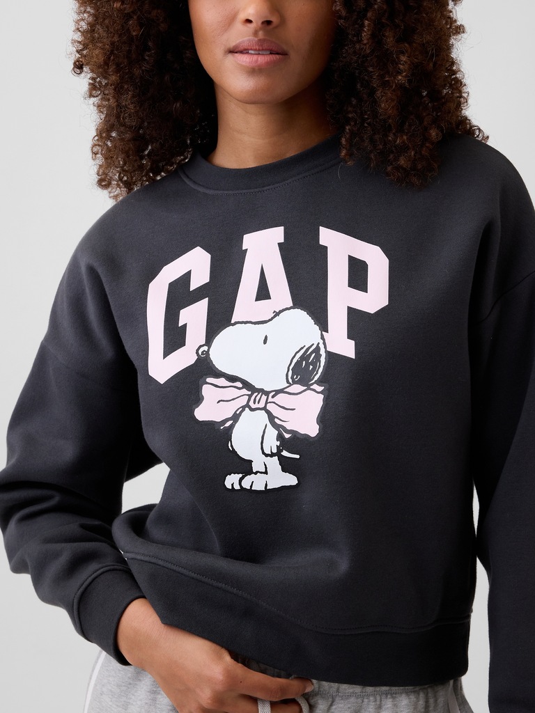 Peanuts Oversized Wedge Crewneck Sweatshirt