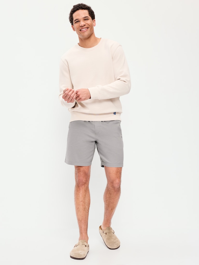 Twill Jogger Shorts -- 7-inch inseam