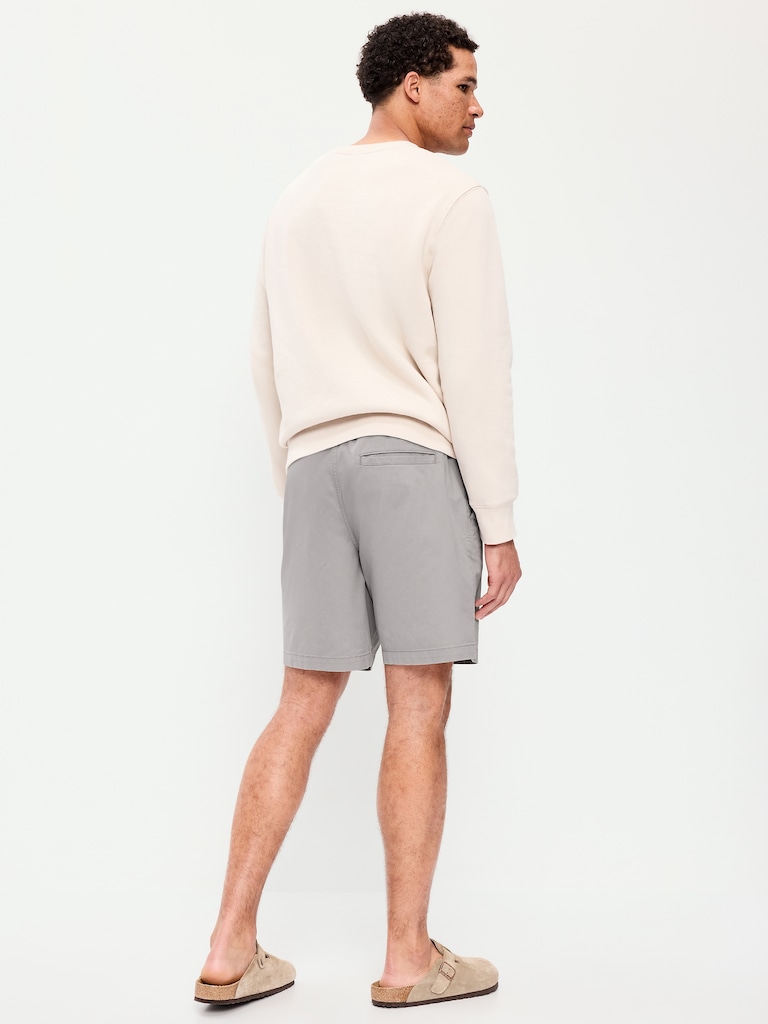 Twill Jogger Shorts -- 7-inch inseam