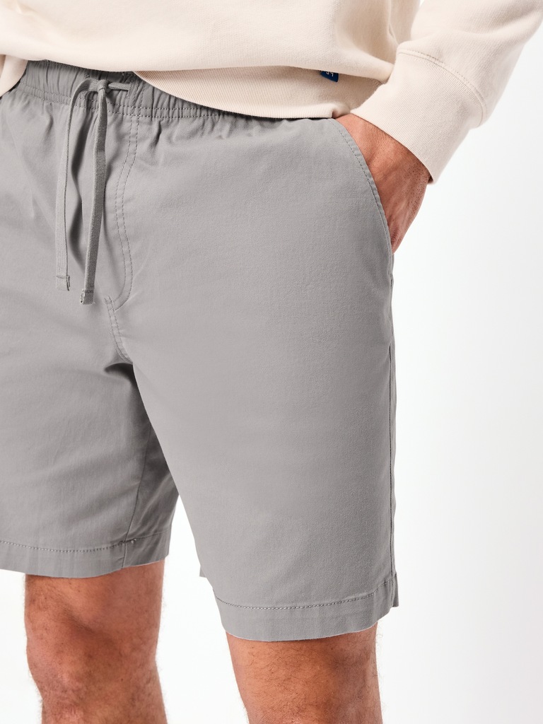 Twill Jogger Shorts -- 7-inch inseam