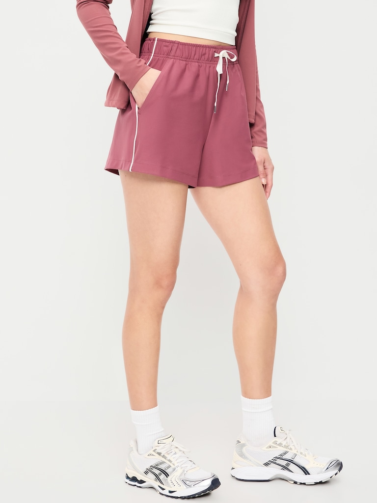 High-Waisted PowerSoft Shorts -- 3.5-inch inseam