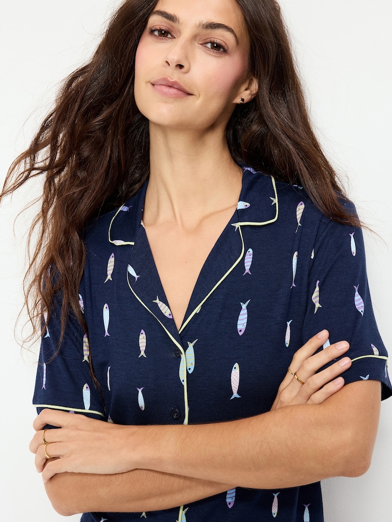 Sunday Sleep Knit Jersey Short Set