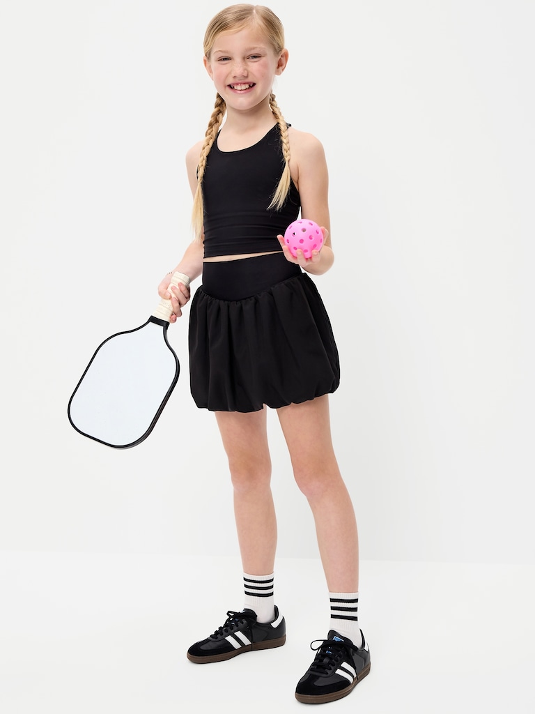 High-Waisted PowerSoft Bubble Skort for Girls