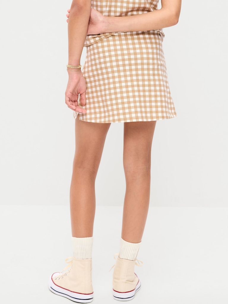 High-Waisted Skort for Girls