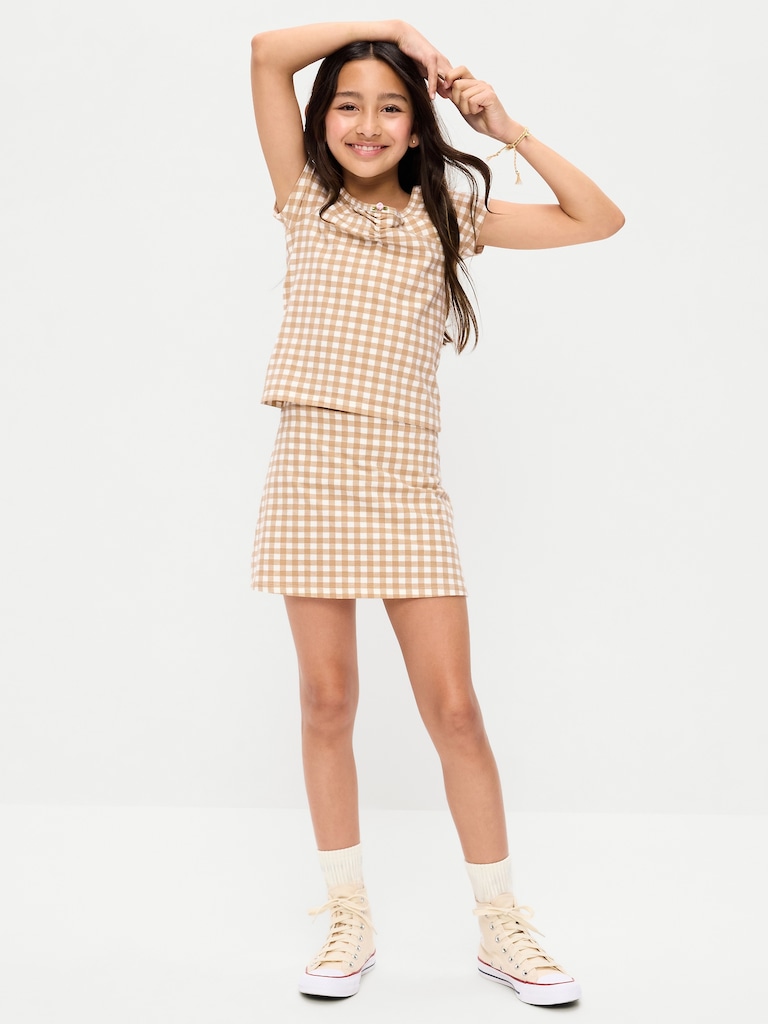 High-Waisted Skort for Girls