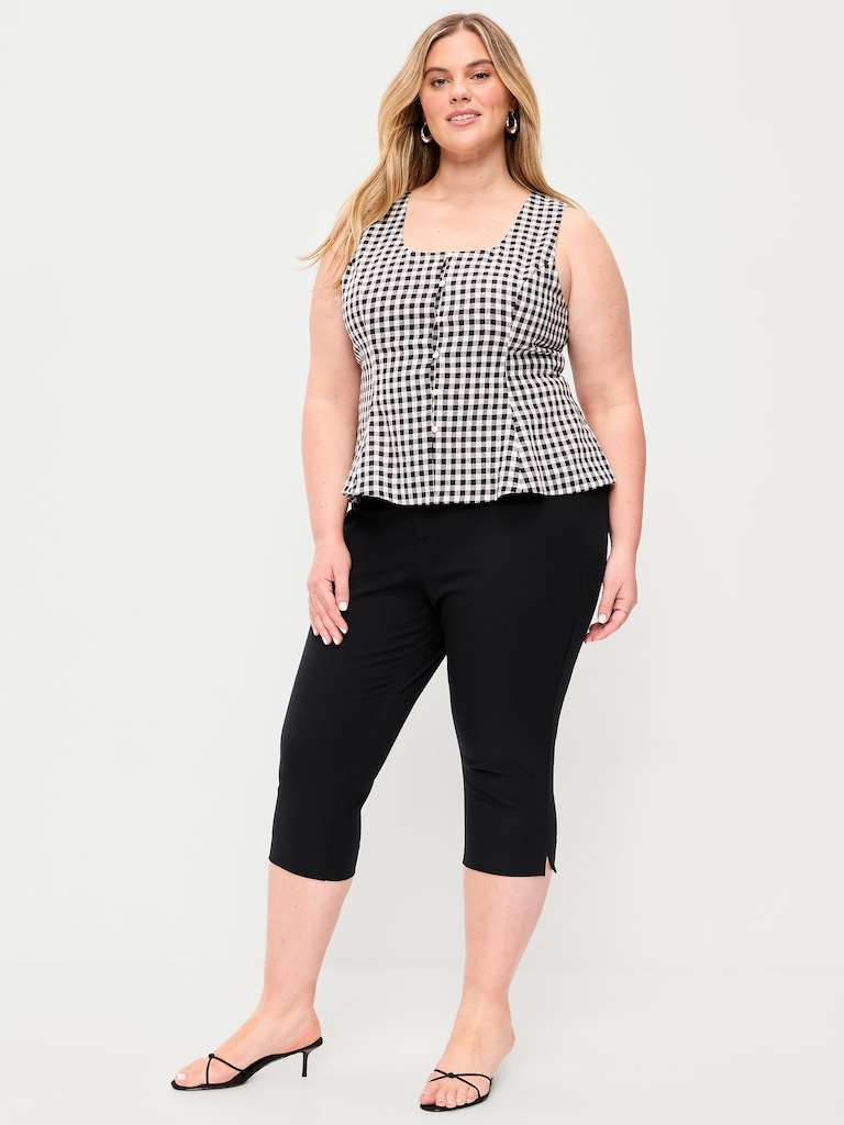 High-Waisted Pixie Capri Pants