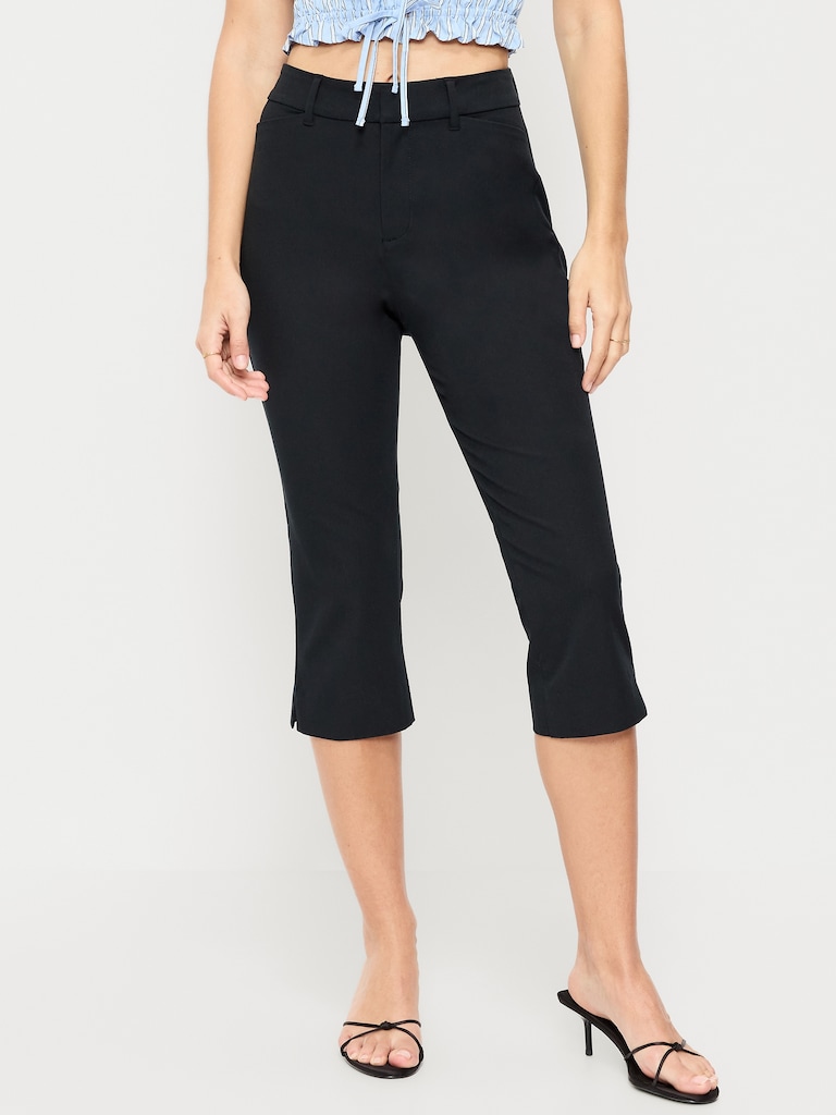 High-Waisted Pixie Capri Pants