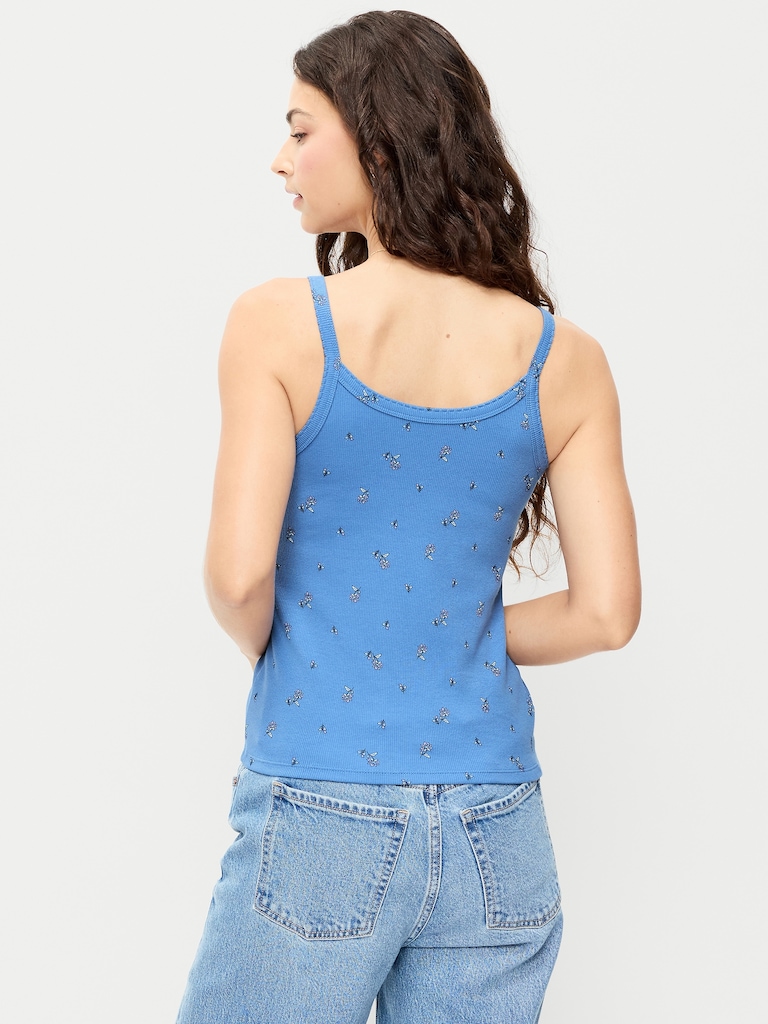 Pointelle Cami Tank Top