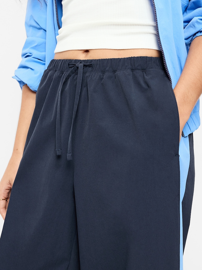 High-Waisted TrekTech Straight-Leg Pants