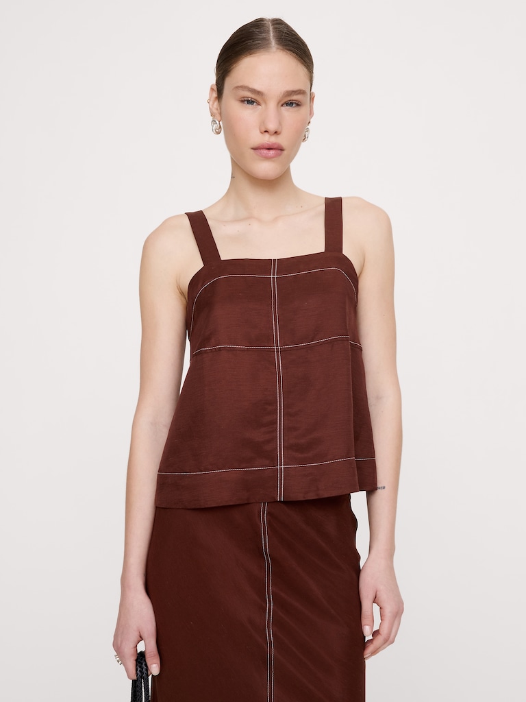 Viscose-Linen Tank