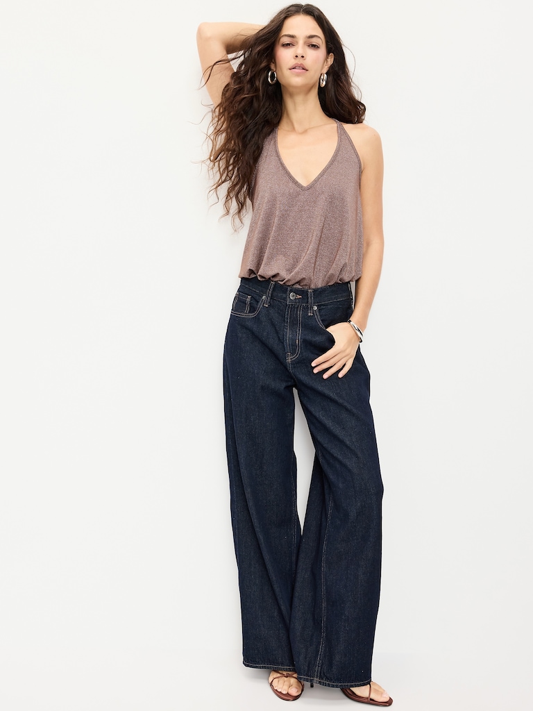 Strappy-Back Swing Tank Top