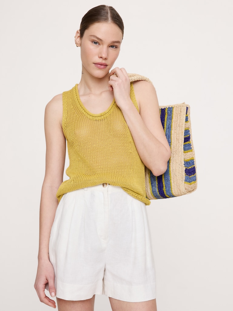 Heirloom Linen Sweater Tank
