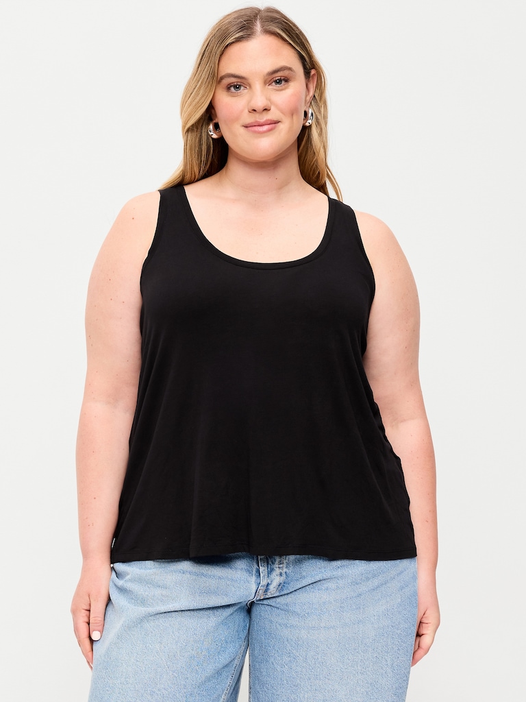 Luxe Scoop-Neck Tank Top