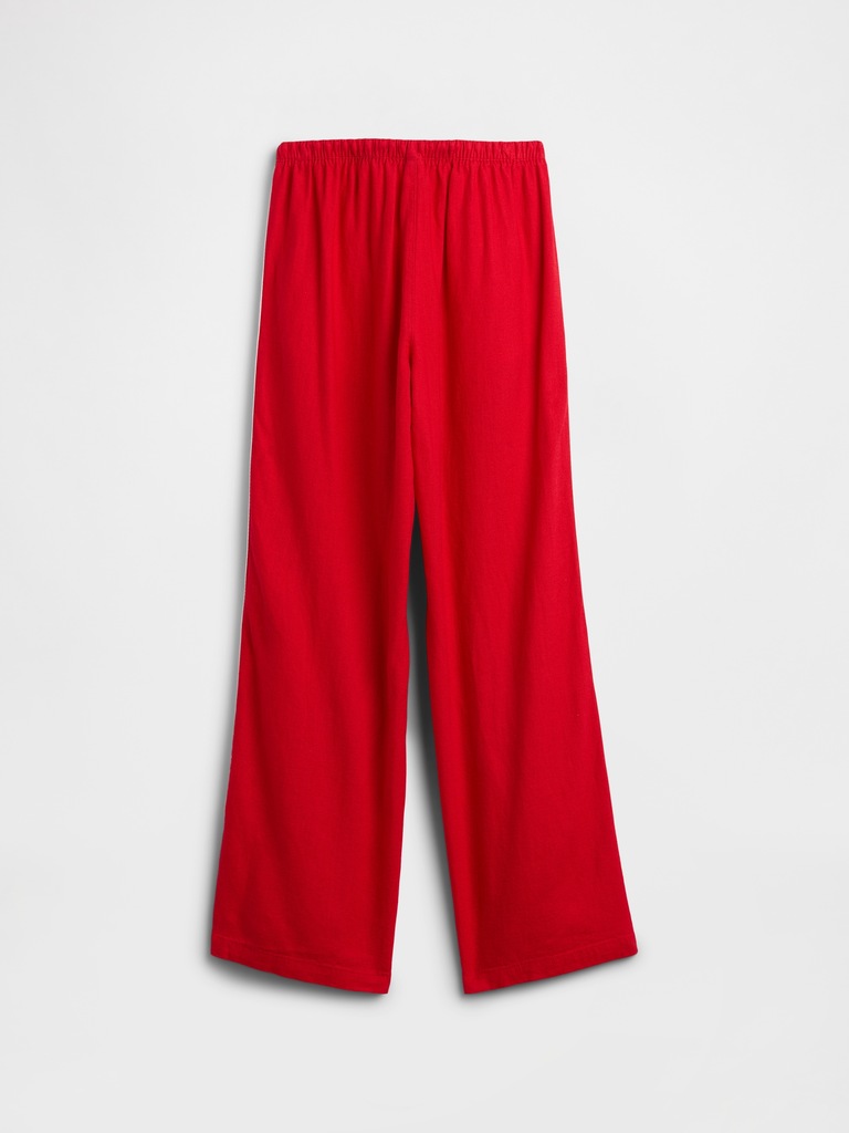 Kids Linen-Blend Wide-Leg Pants